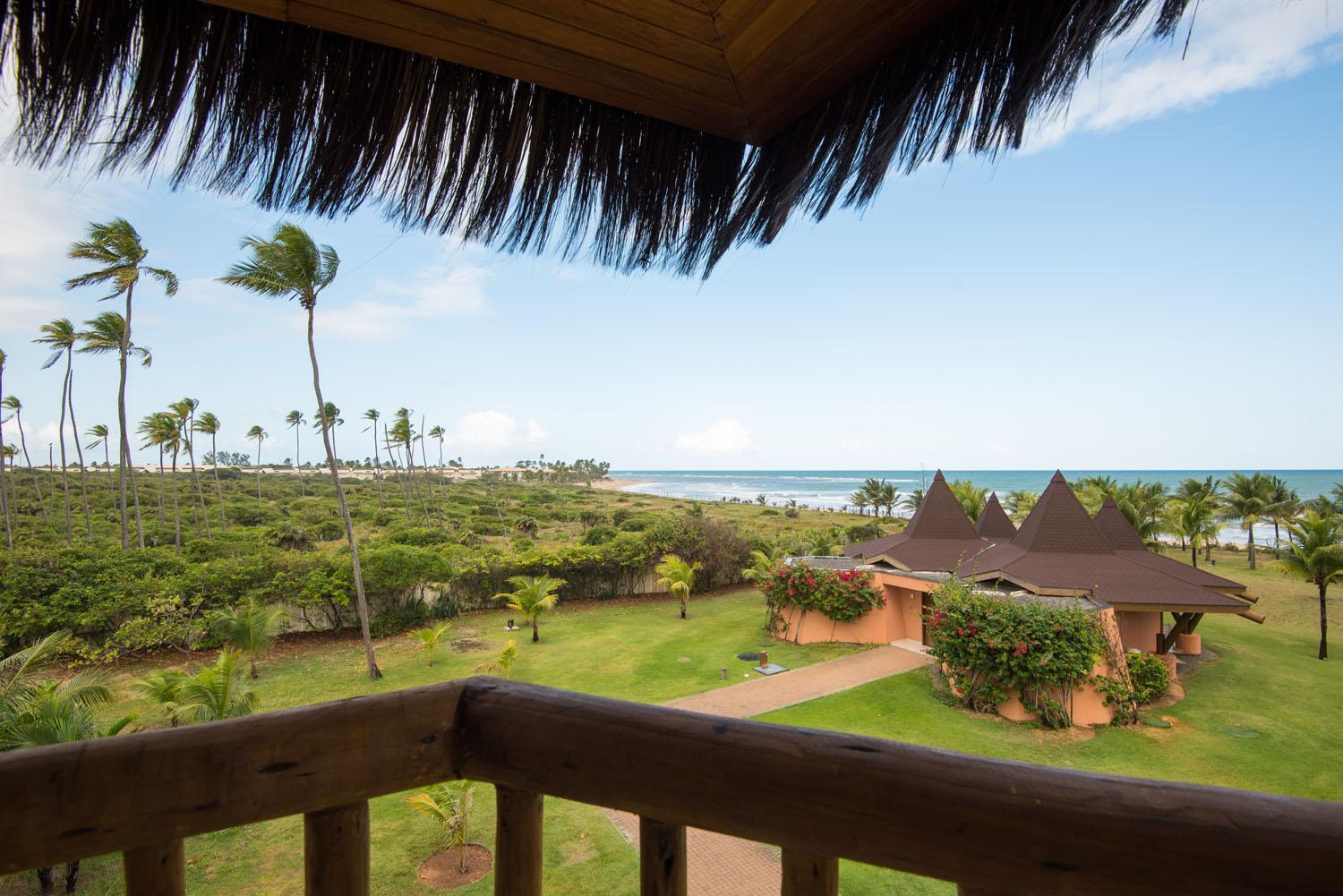 Vila Gale Resort Mares Guarajuba Exterior foto View of the beach from the resort